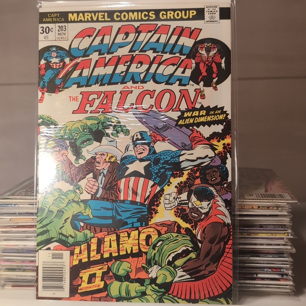 Captain America volume 1 issue 203 newsstand Edition